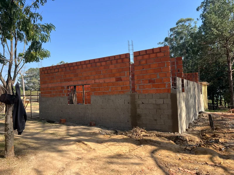 Construção em alvenaria executada pela Gold Construtora
