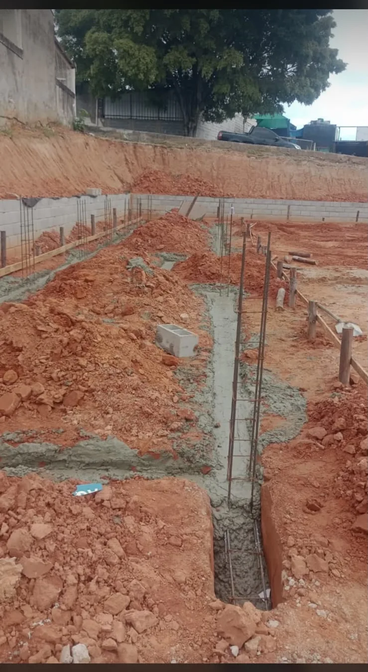 Fundação e estrutura executadas pela Gold Construtora
